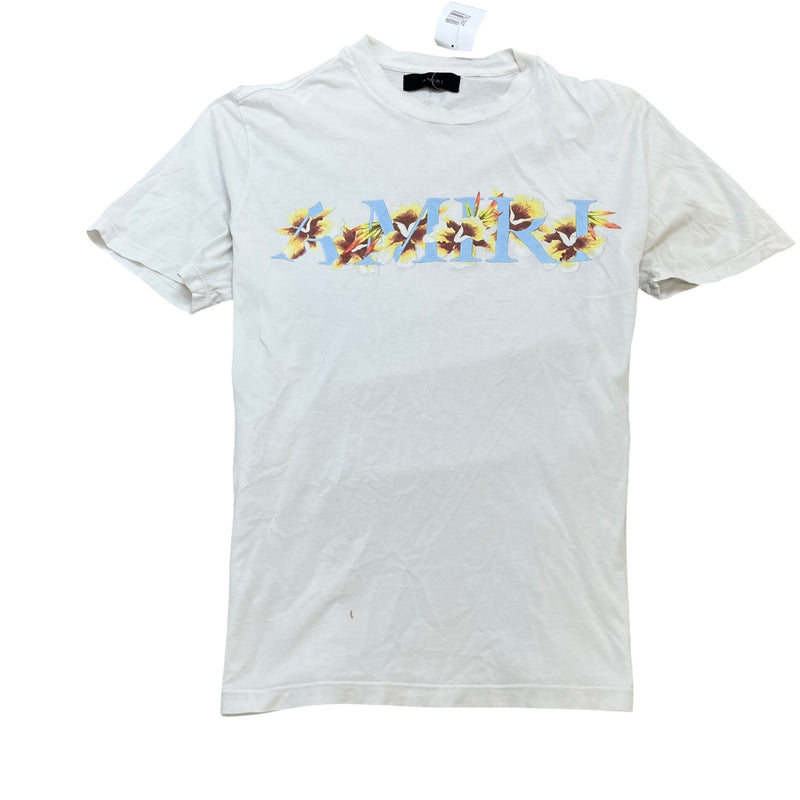 Men's Logo Print T-Shirt White Size M