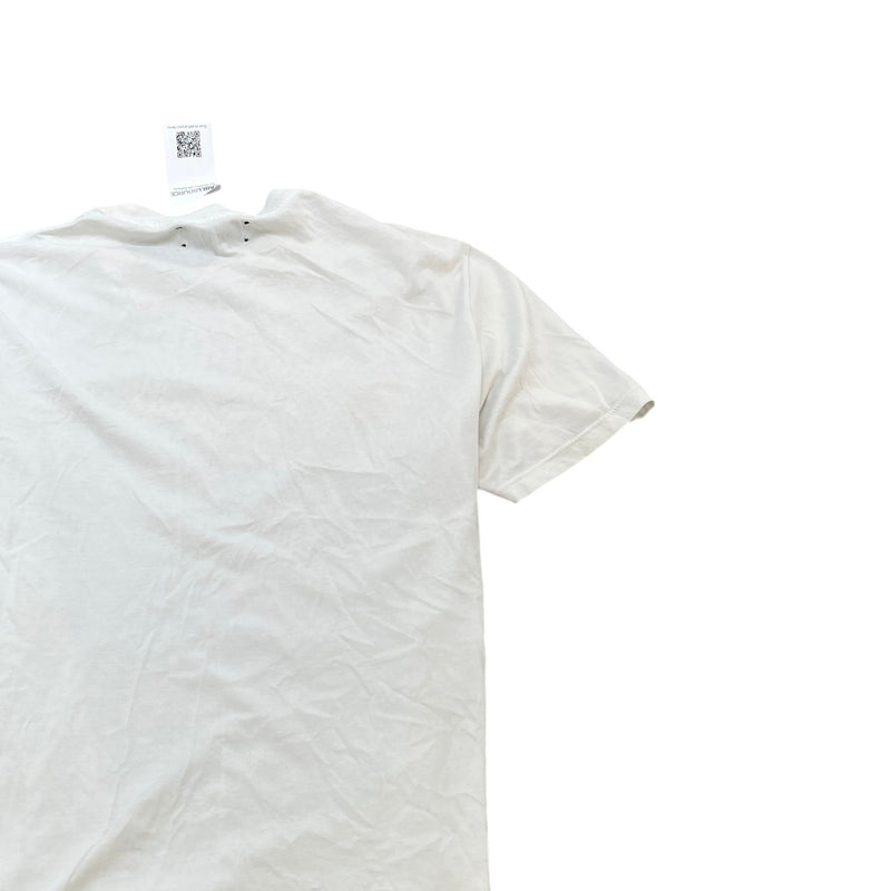 Men's Logo Print T-Shirt White Size M
