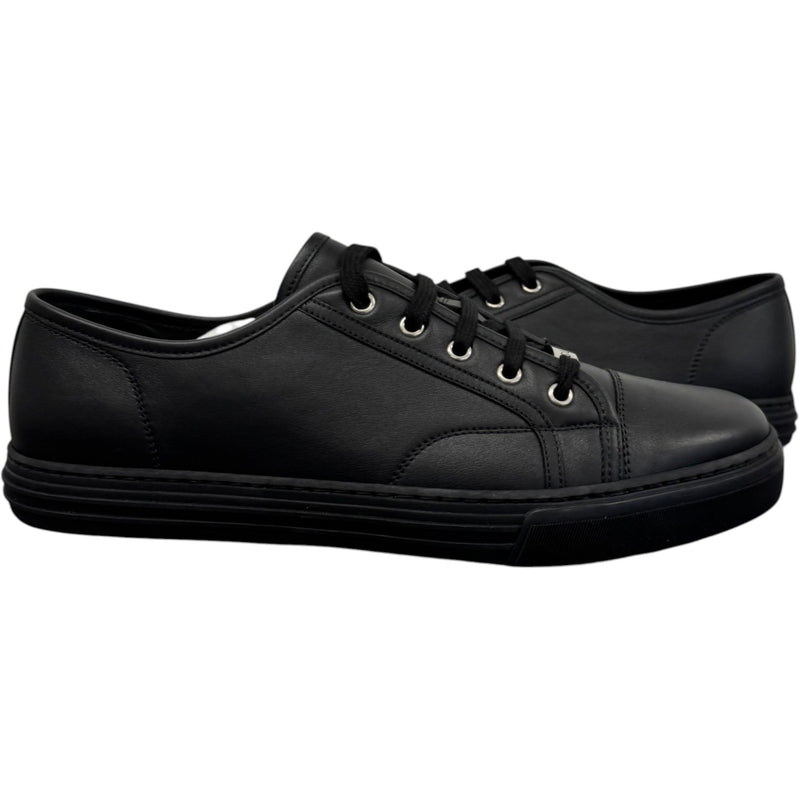 Men's Pebbled Nappa Loafers Black Size UK 10 / EU 44
