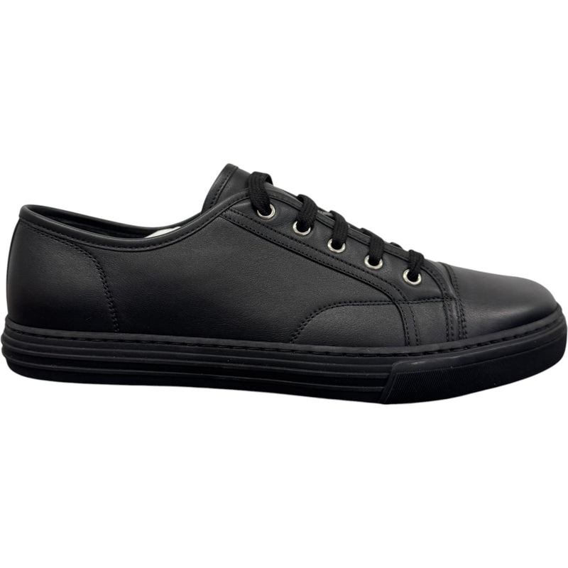 Men's Pebbled Nappa Loafers Black Size UK 10 / EU 44