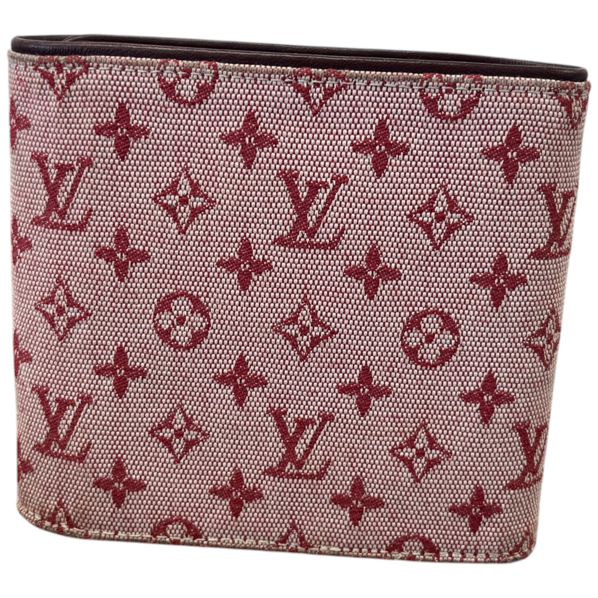 Women's Monogram Mini Lin Canvas Wallet Pink - Photo 2