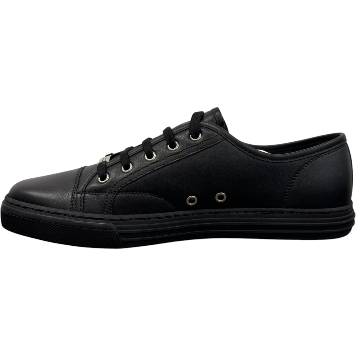 Men's Pebbled Nappa Loafers Black Size UK 10 / EU 44 - Photo 2
