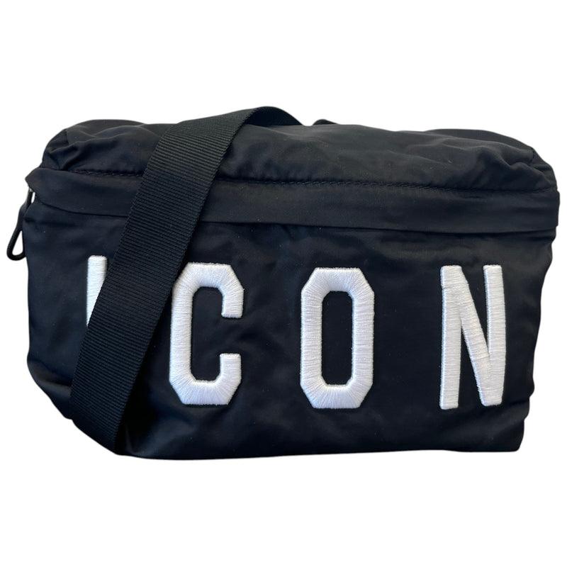 Men's Icon Logo Belt Bag Black