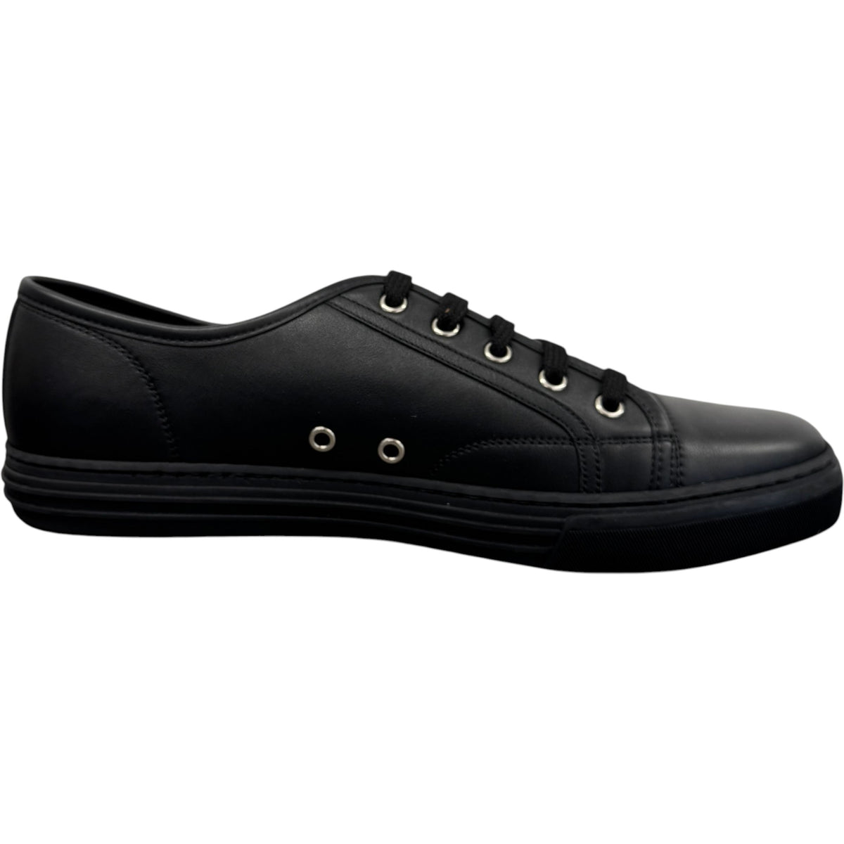 Men's Pebbled Nappa Loafers Black Size UK 10 / EU 44 - Photo 4