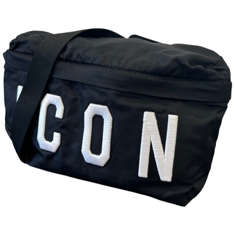 Men's Icon Logo Belt Bag Black