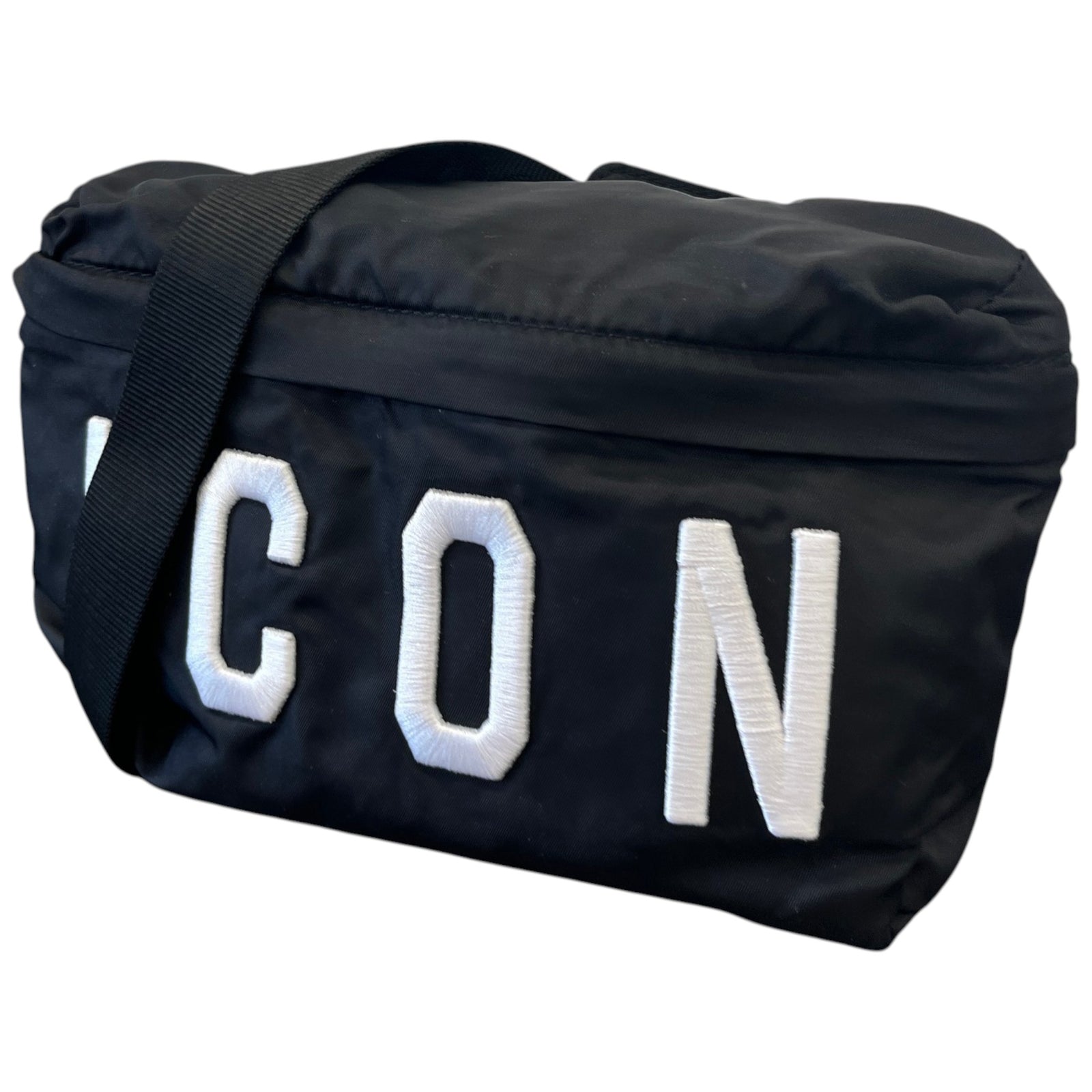 Men's Icon Logo Belt Bag Black - Photo 9