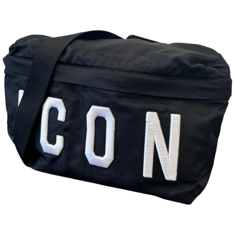 Men's Icon Logo Belt Bag Black