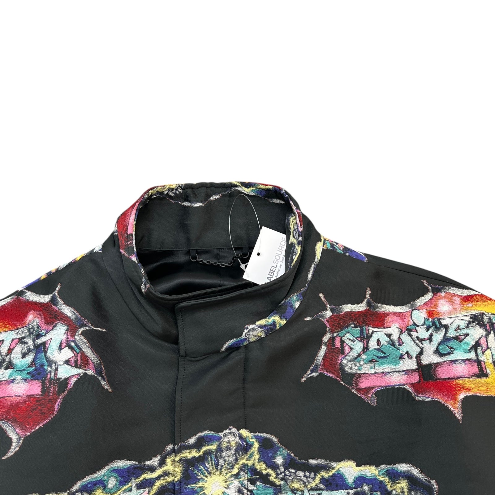 Men's Graffiti Print Jacket Black Size IT 50 / L - Photo 5