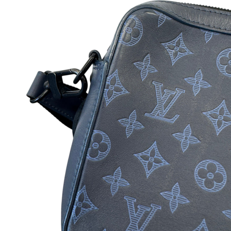 Men's Monogram Duo Messenger Bag Navy