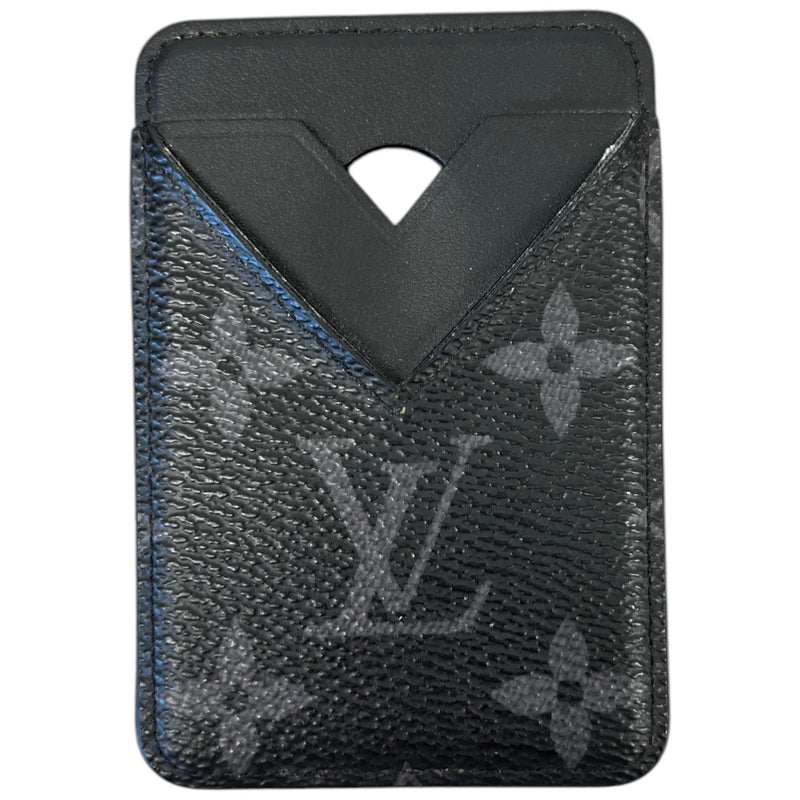 Men's Monogram Eclipse Porte-Cartes Magnet Card Holder Black