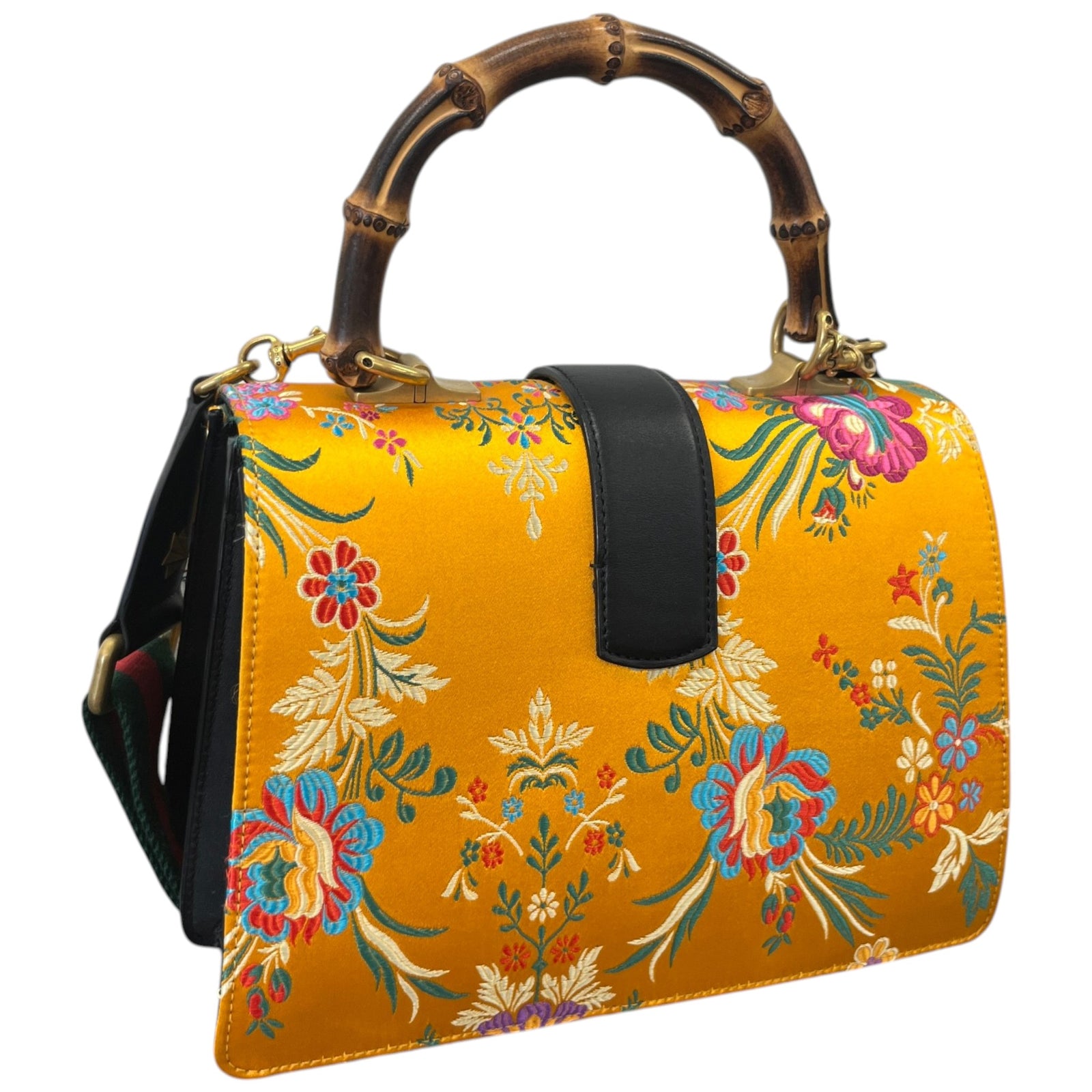 Women's Bamboo Dionysus Large Handbag Orange - Photo 8
