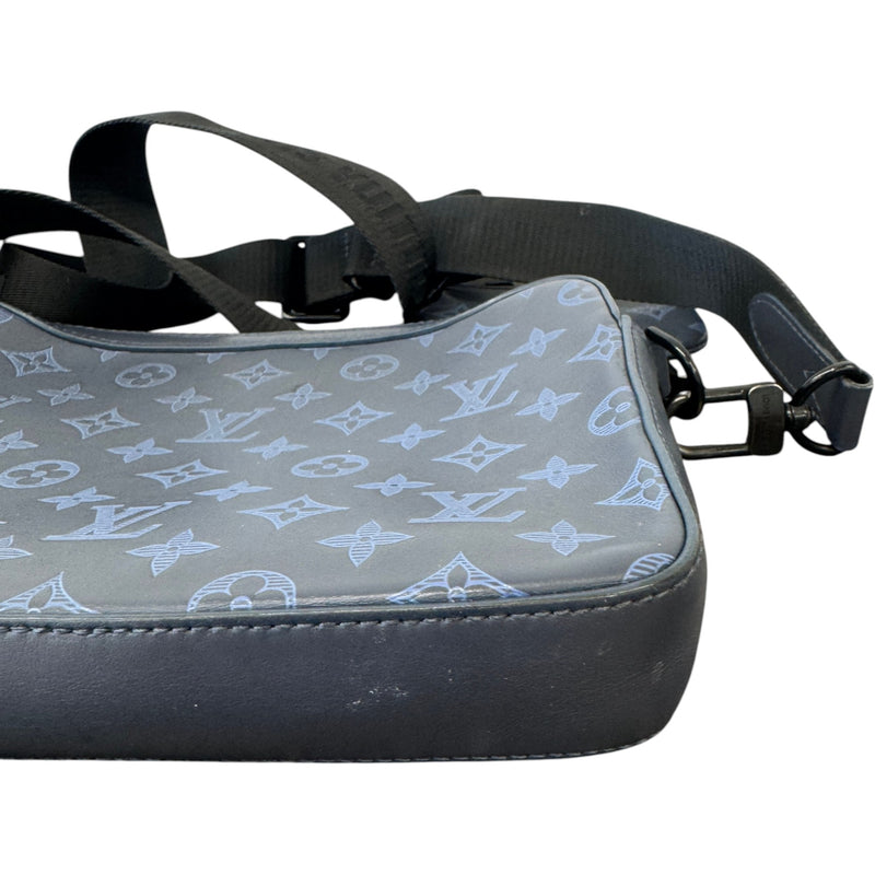Men's Monogram Duo Messenger Bag Navy