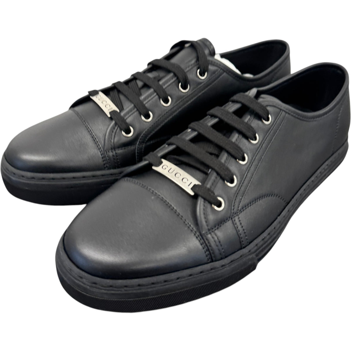 Men's Pebbled Nappa Loafers Black Size UK 10 / EU 44 - Photo 8