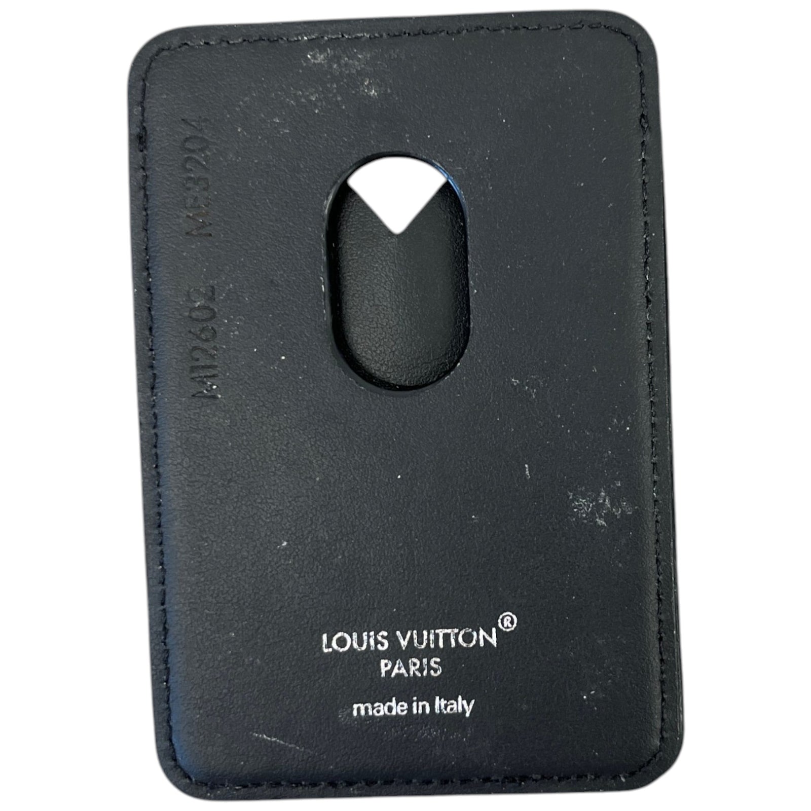 Men's Monogram Eclipse Porte-Cartes Magnet Card Holder Black - Photo 2