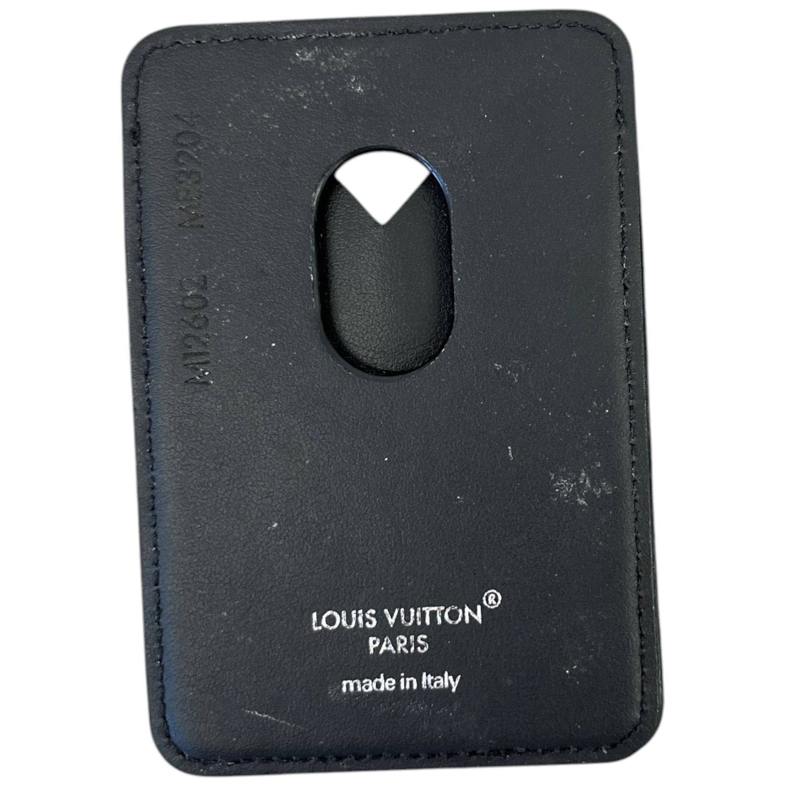 Men's Monogram Eclipse Porte-Cartes Magnet Card Holder Black - Photo 4