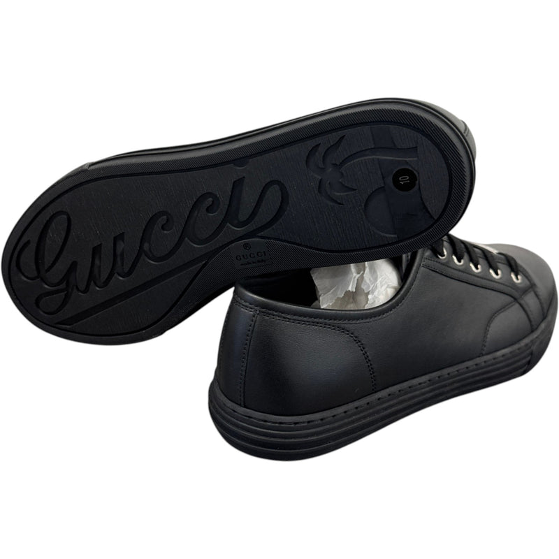 Men's Pebbled Nappa Loafers Black Size UK 10 / EU 44