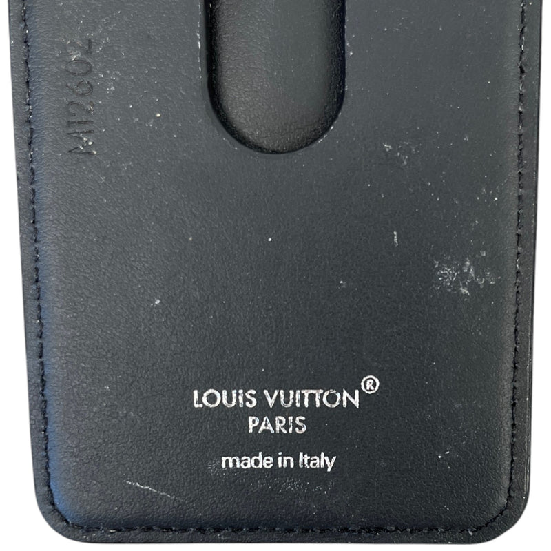 Men's Monogram Eclipse Porte-Cartes Magnet Card Holder Black