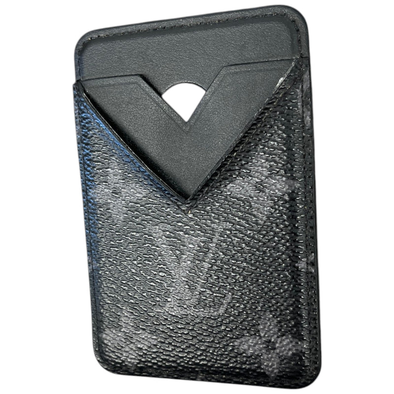 Men's Monogram Eclipse Porte-Cartes Magnet Card Holder Black