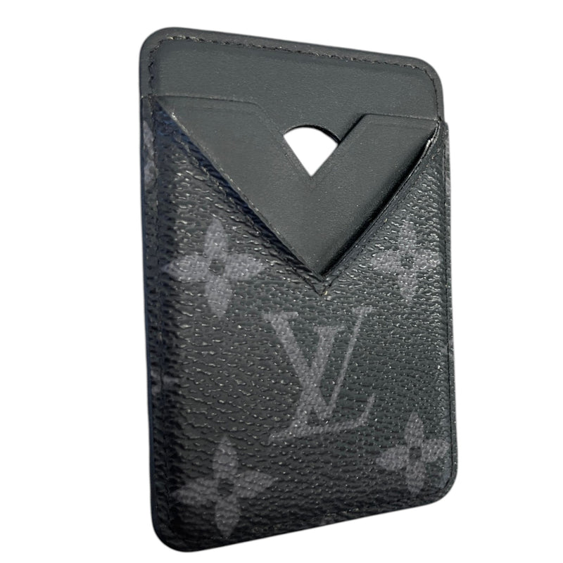 Men's Monogram Eclipse Porte-Cartes Magnet Card Holder Black