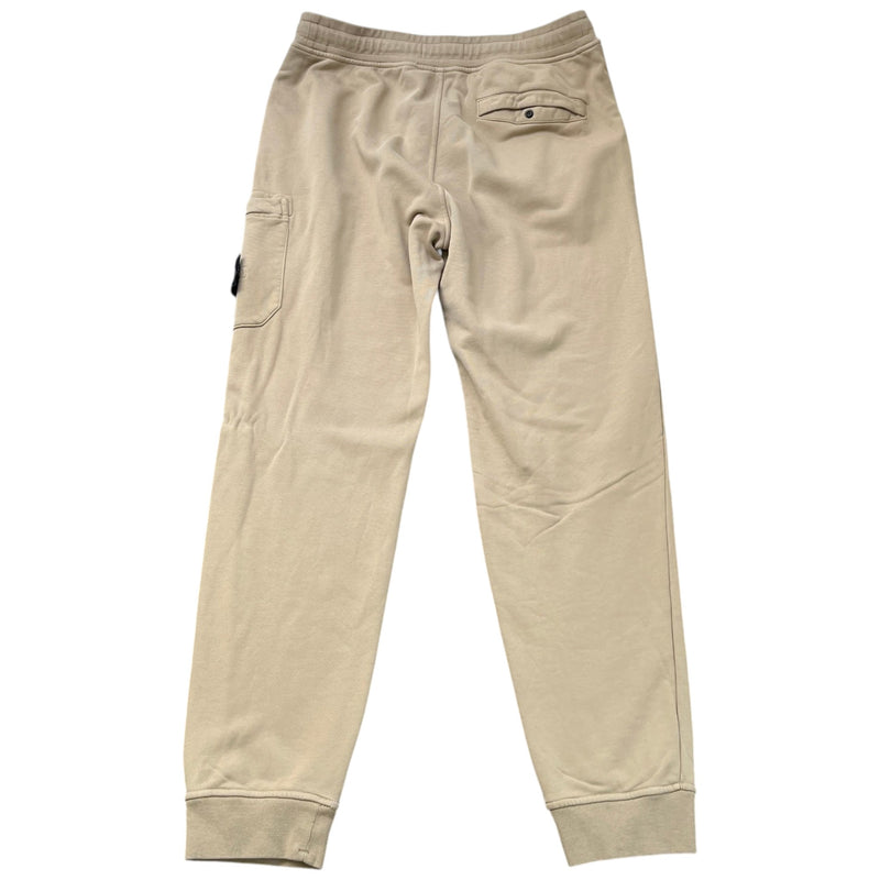 Men's Applique Logo Joggers Beige Size L / W34