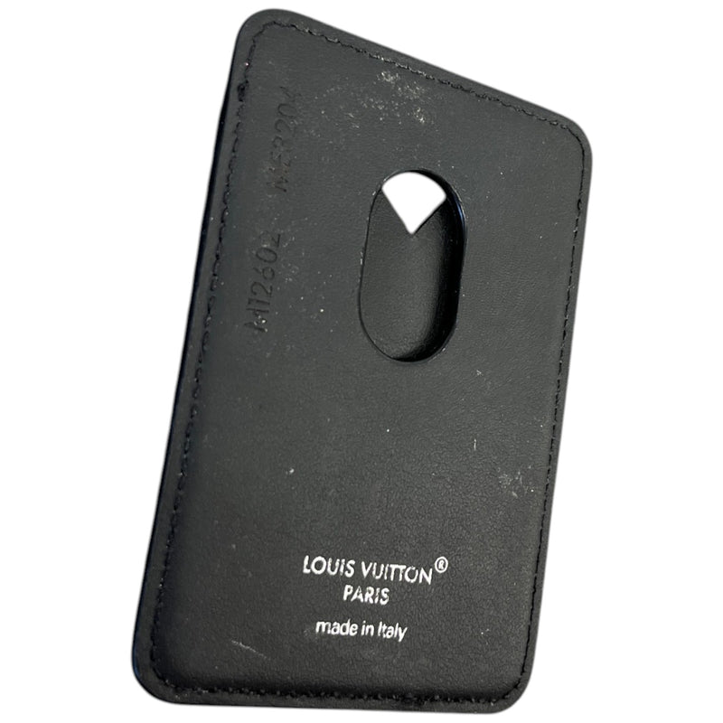 Men's Monogram Eclipse Porte-Cartes Magnet Card Holder Black