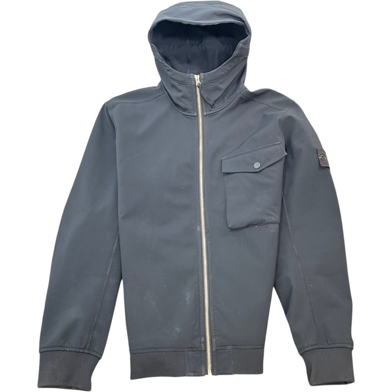 Men's Soft Shell-R Hooded Jacket Black Size XL