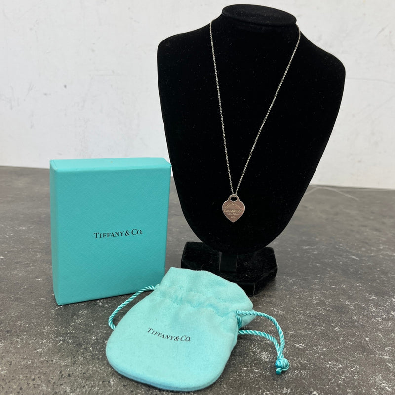 Women's Return to Tiffany Heart Necklace Silver