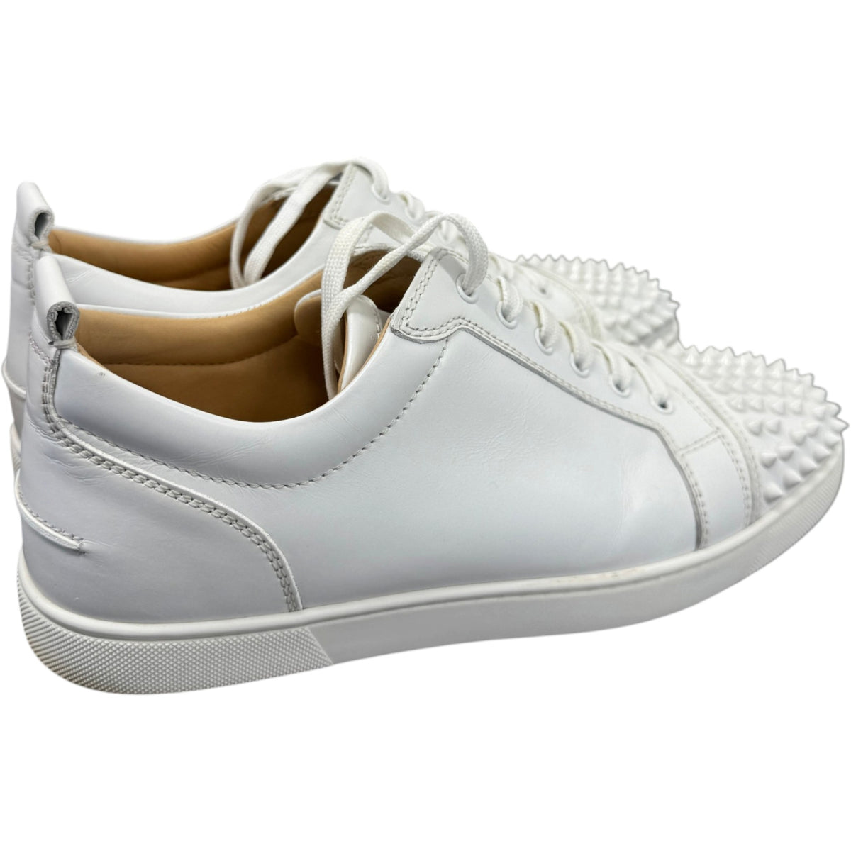 Men's Junior Spikes Low Trainers White Size UK 9 / EU 43 - Photo 8