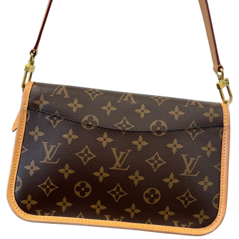 Women's Monogram Diane Satchel Bag Brown