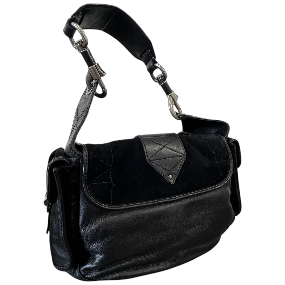 Women's Rebelle Hobo Handbag Black - Photo 10