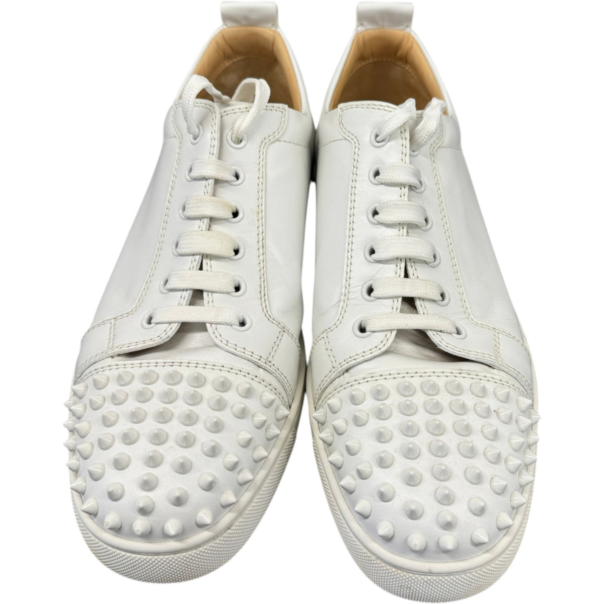 Men's Junior Spikes Low Trainers White Size UK 9 / EU 43 - Photo 6