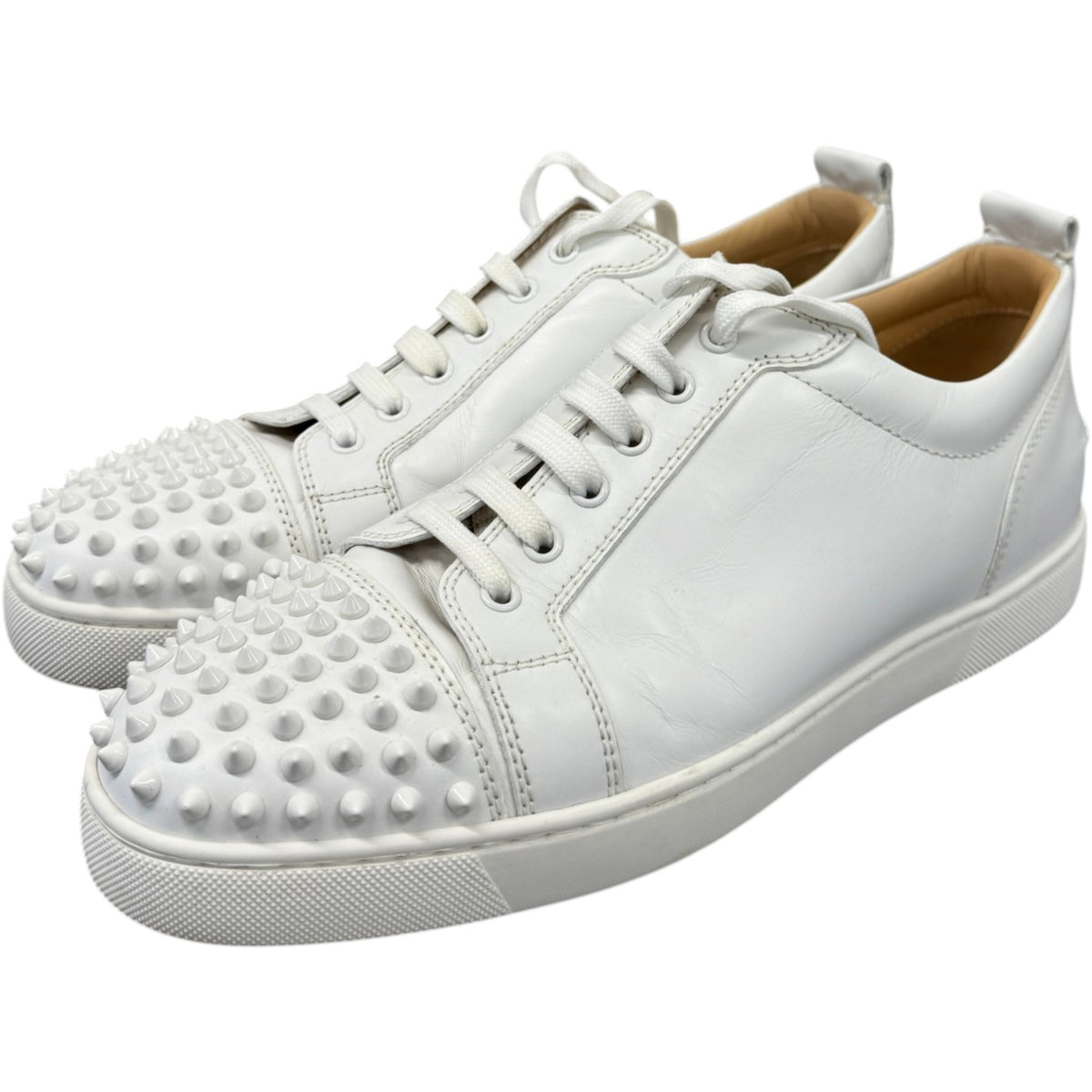 Men's Junior Spikes Low Trainers White Size UK 9 / EU 43 - Photo 9