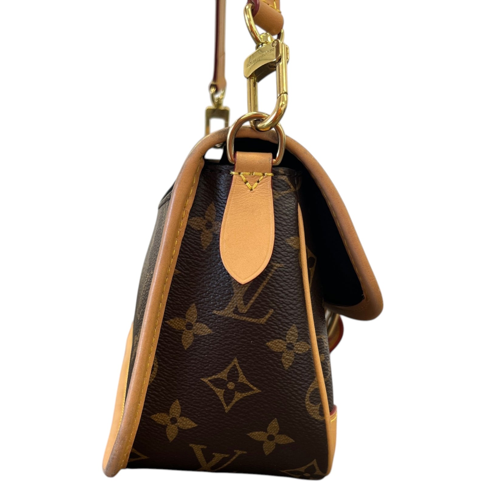 Women's Monogram Diane Satchel Bag Brown - Photo 6