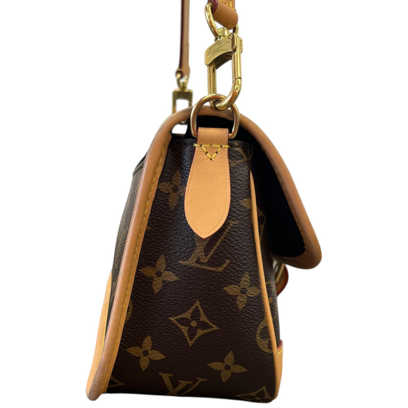 Women's Monogram Diane Satchel Bag Brown