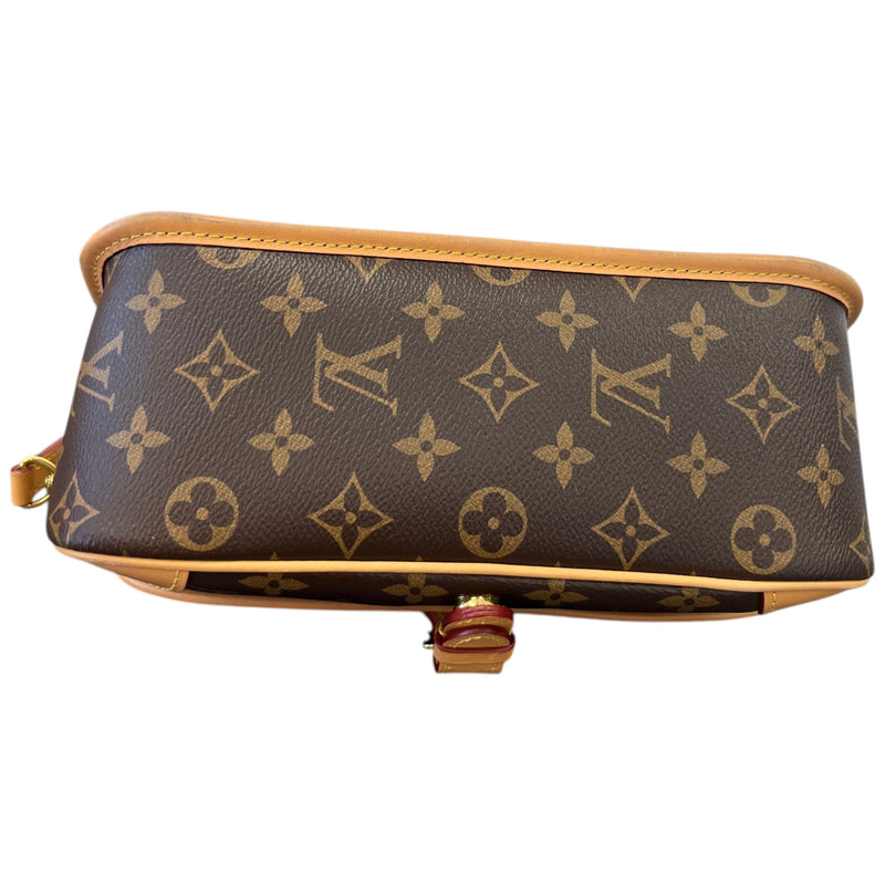 Women's Monogram Diane Satchel Bag Brown