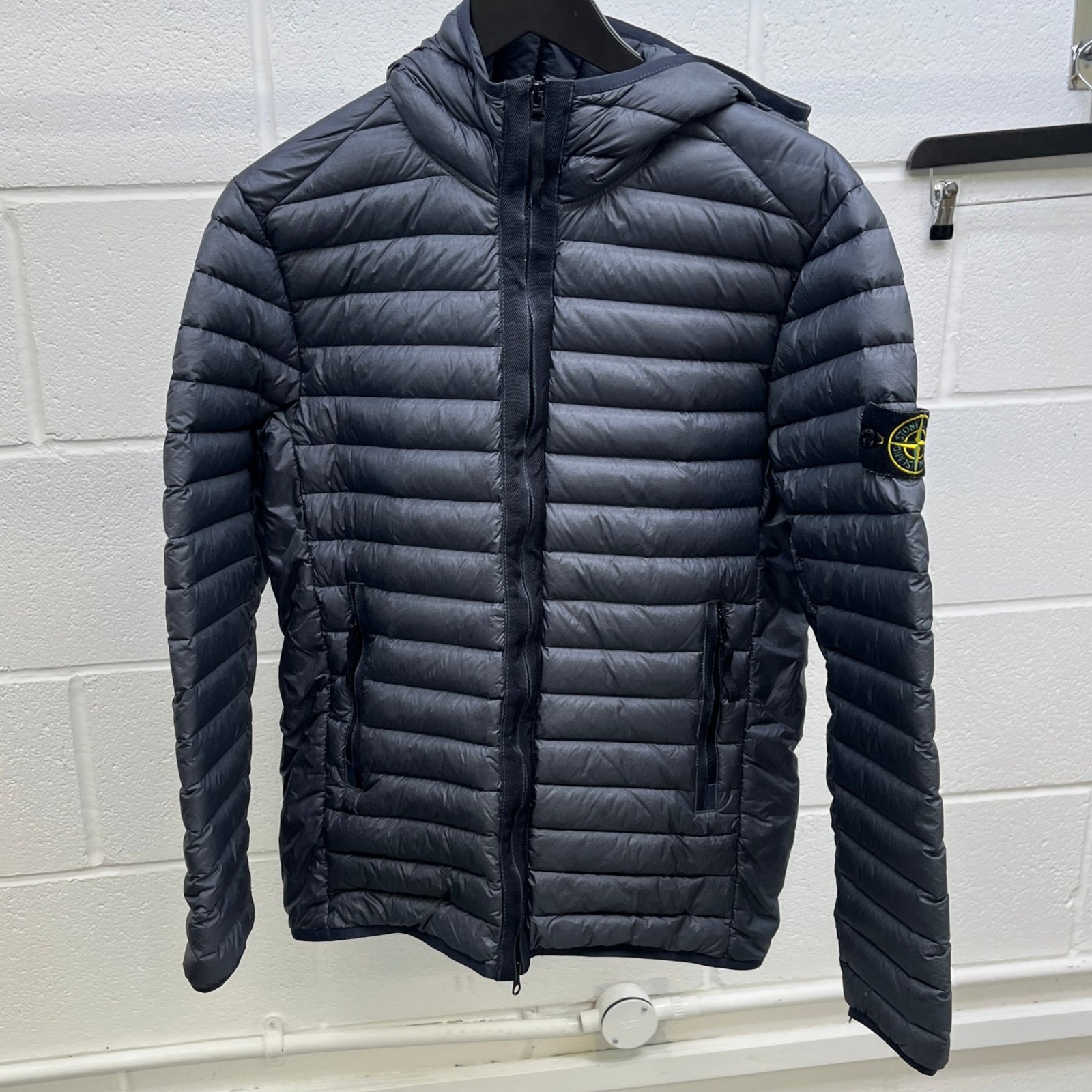 Men's Loom Woven Chambers Jacket Grey Size S - Photo 8