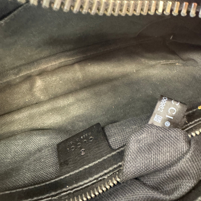 Men's GG Supreme Web Zip Belt Bag Black