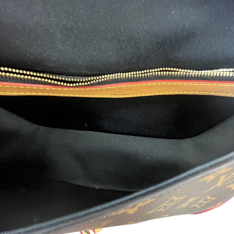 Women's Monogram Diane Satchel Bag Brown