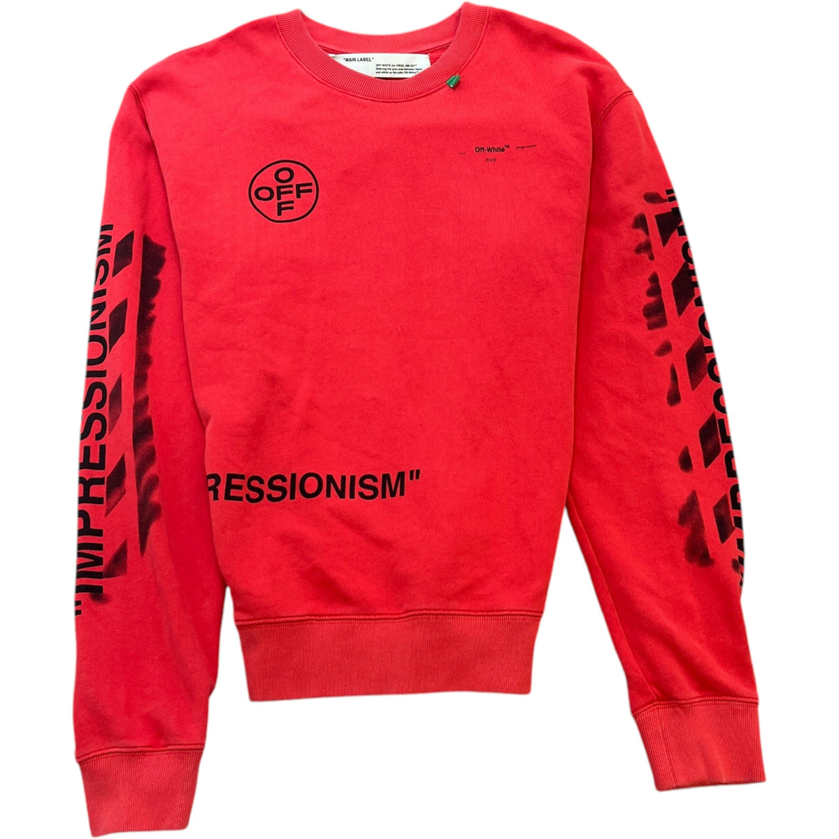 Men's Impressionism Arrow Sweatshirt Red Size L - Photo 1