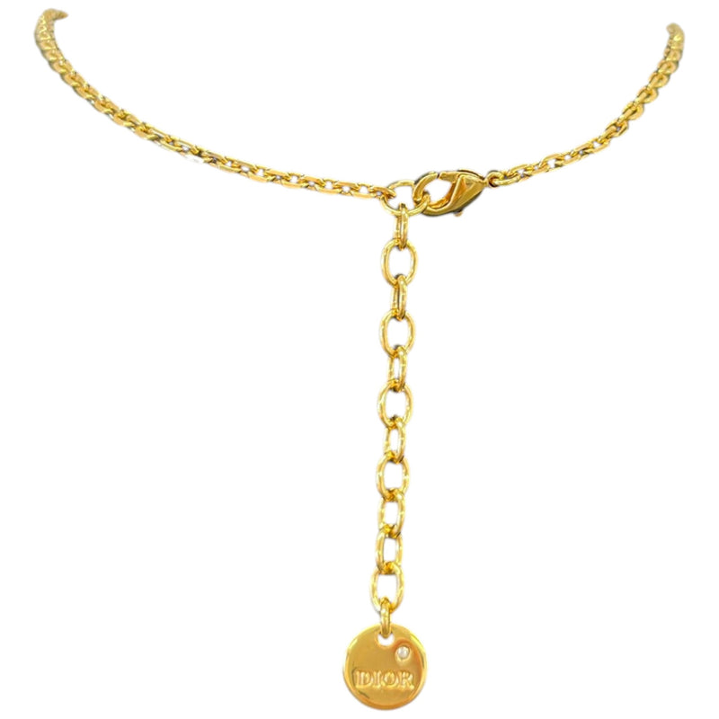 Women's CD Diamond Necklace Gold