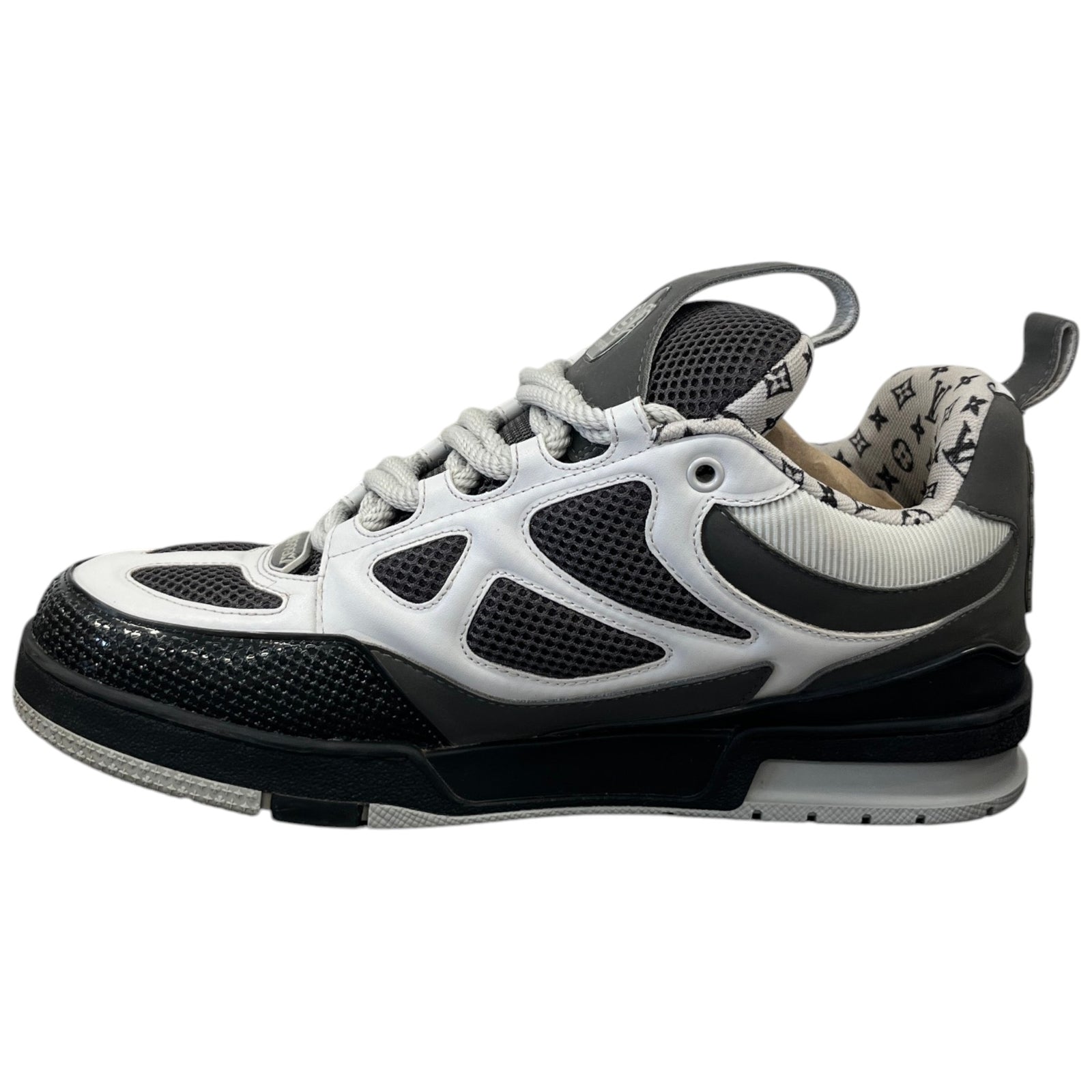 Men's LV Skate Low Trainers Grey Size UK 10 / EU 44 - Photo 2