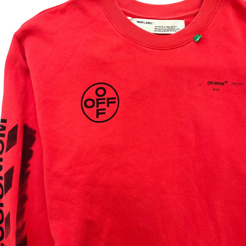 Men's Impressionism Arrow Sweatshirt Red Size L