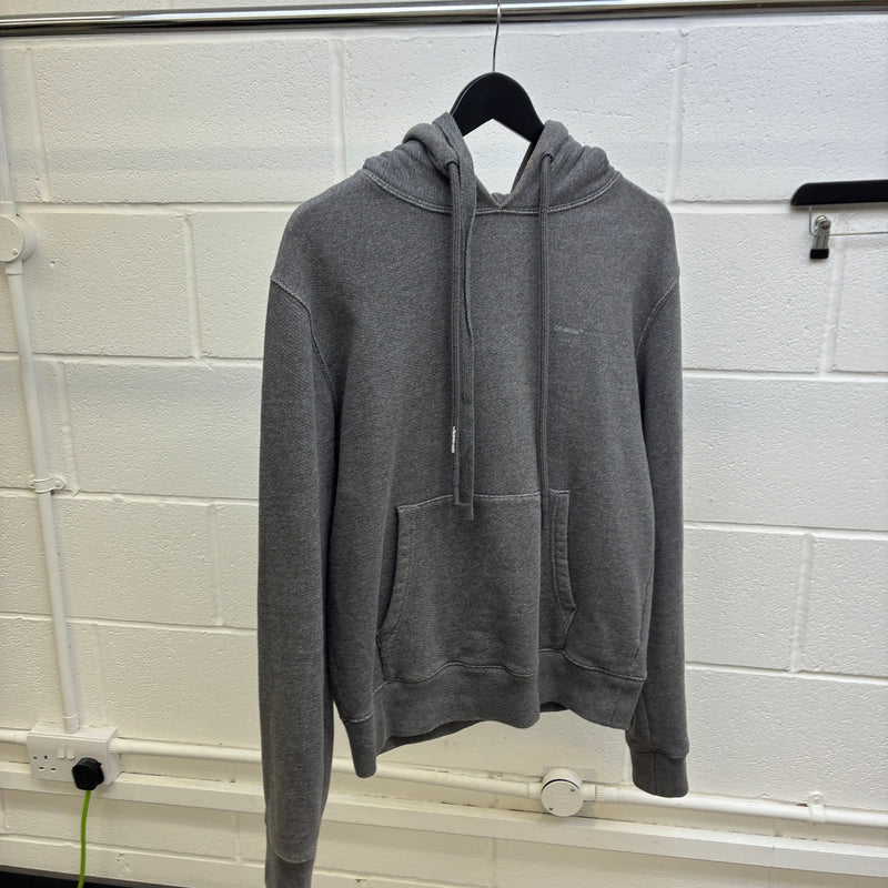 Men's Embroidered Arrows Hoodie Grey Size S