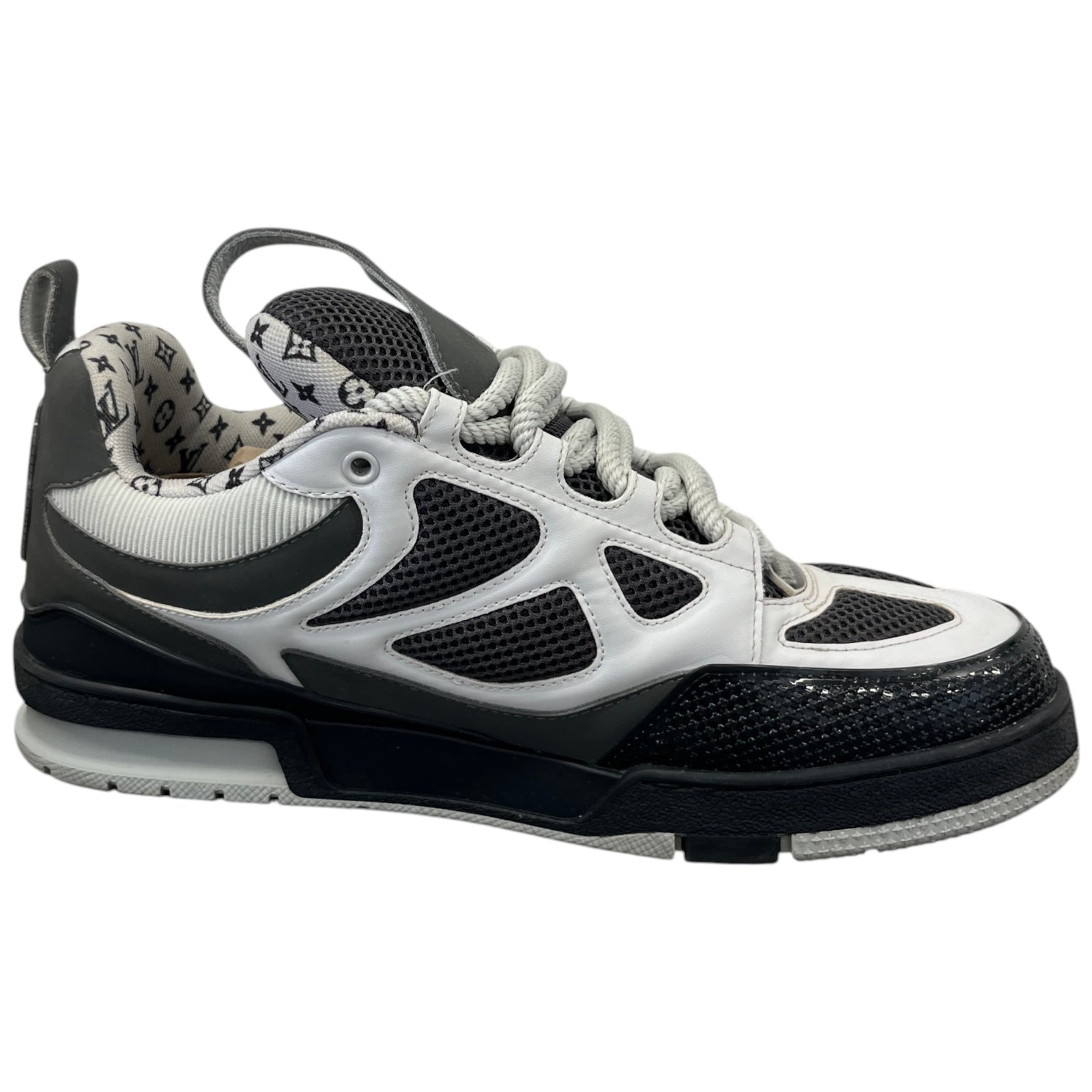 Men's LV Skate Low Trainers Grey Size UK 10 / EU 44 - Photo 4