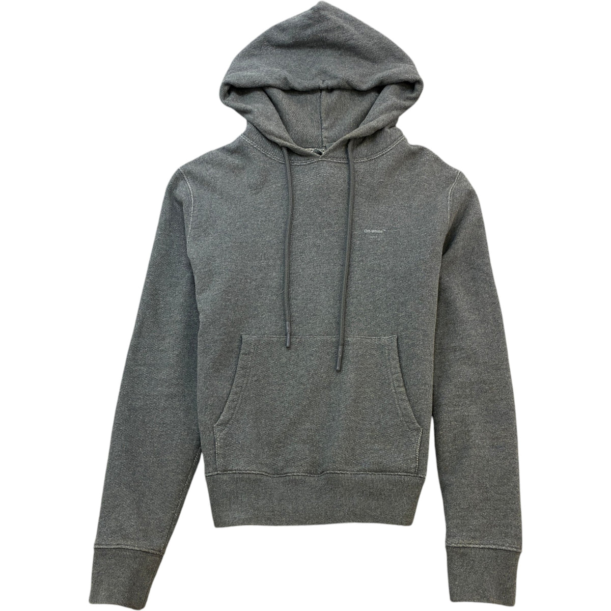 Men's Embroidered Arrows Hoodie Grey Size S - Photo 1