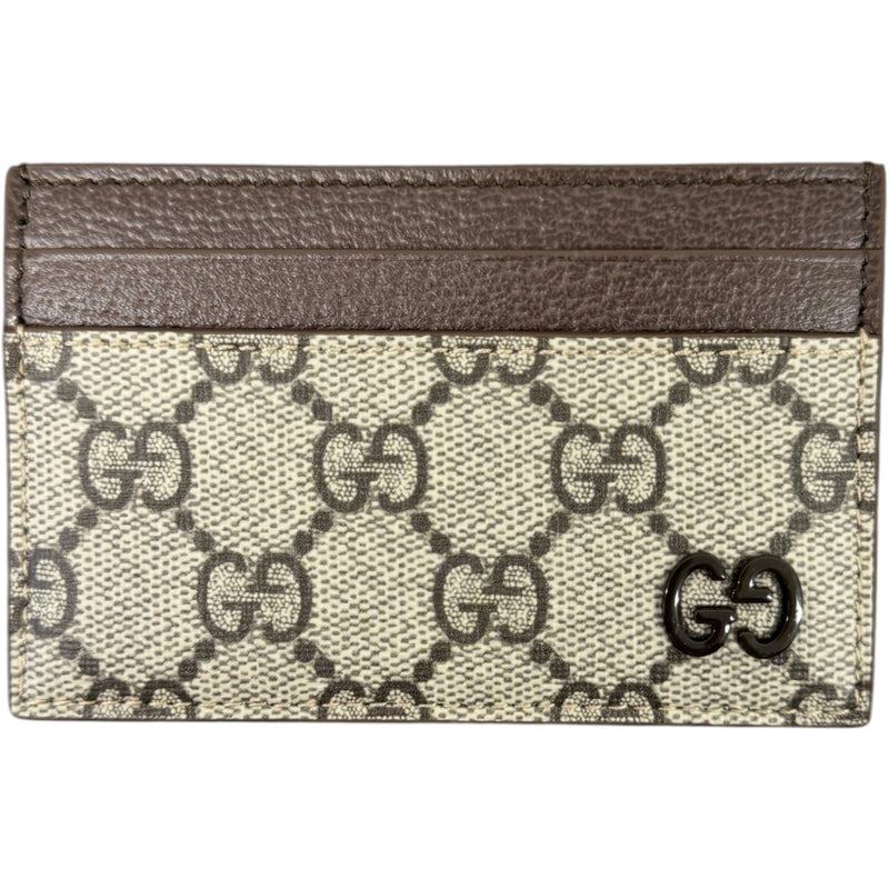 Men's GG Supreme Card Holder Beige