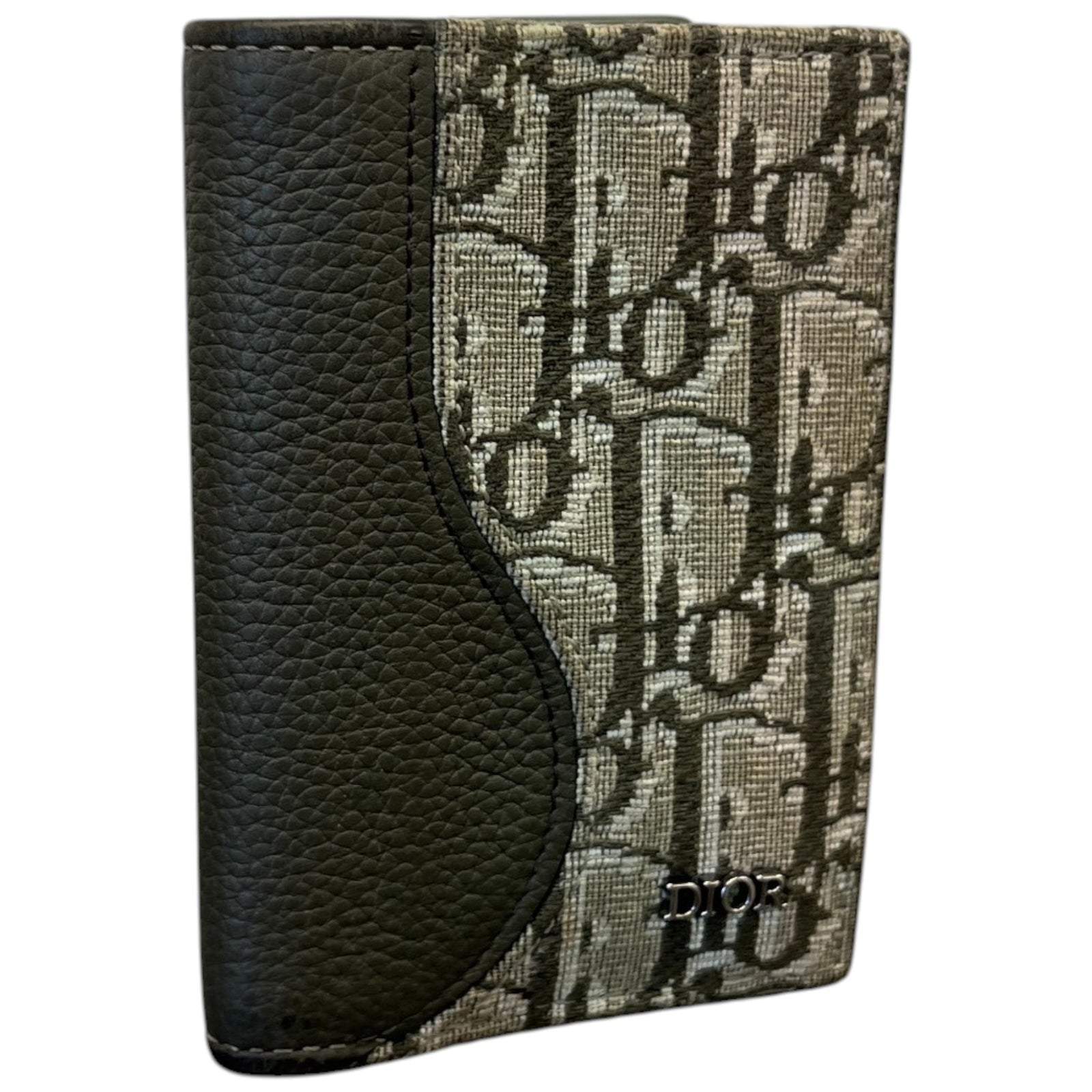 Men's Saddle Bifold Card Holder Green - Photo 3