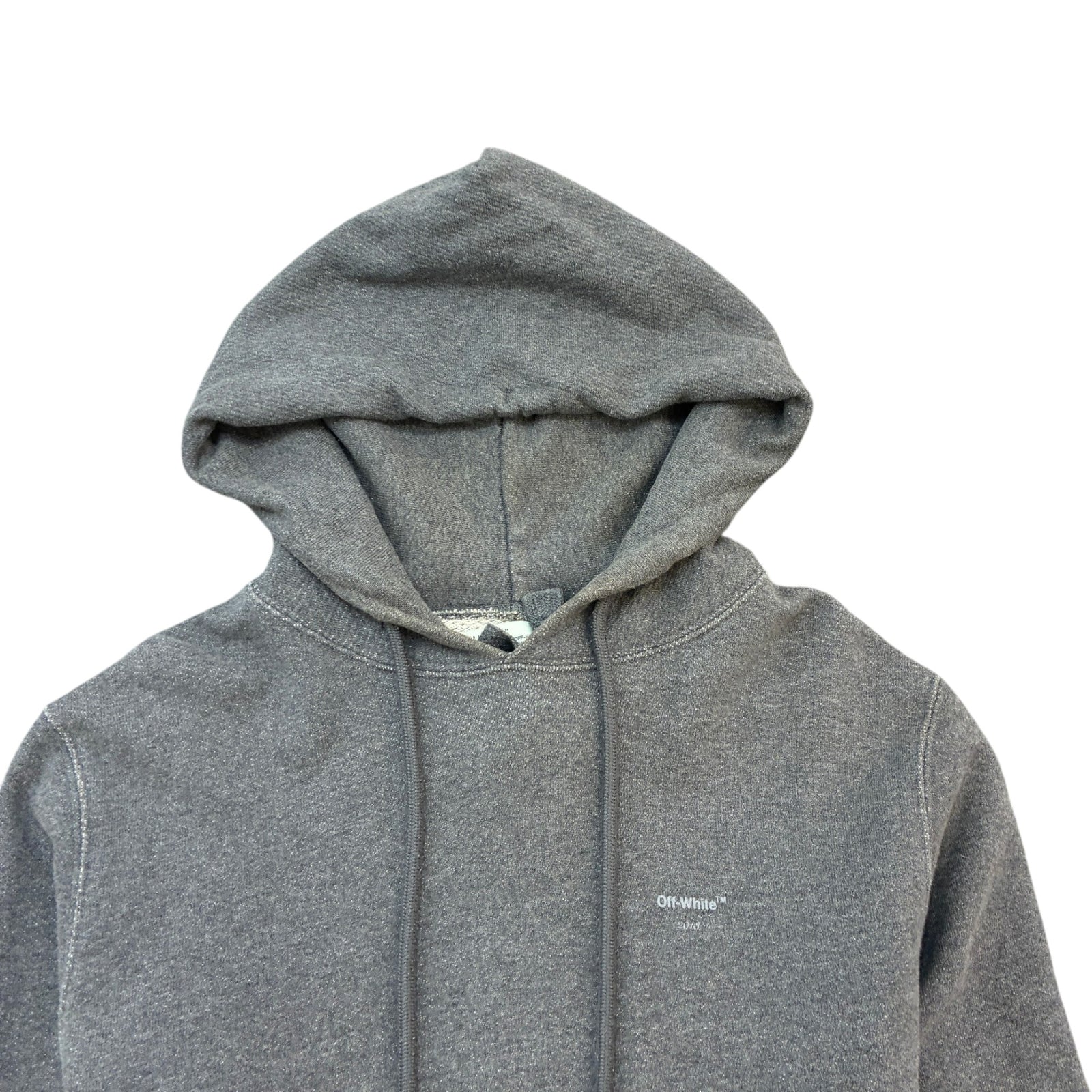Men's Embroidered Arrows Hoodie Grey Size S - Photo 5