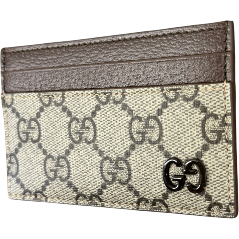 Men's GG Supreme Card Holder Beige