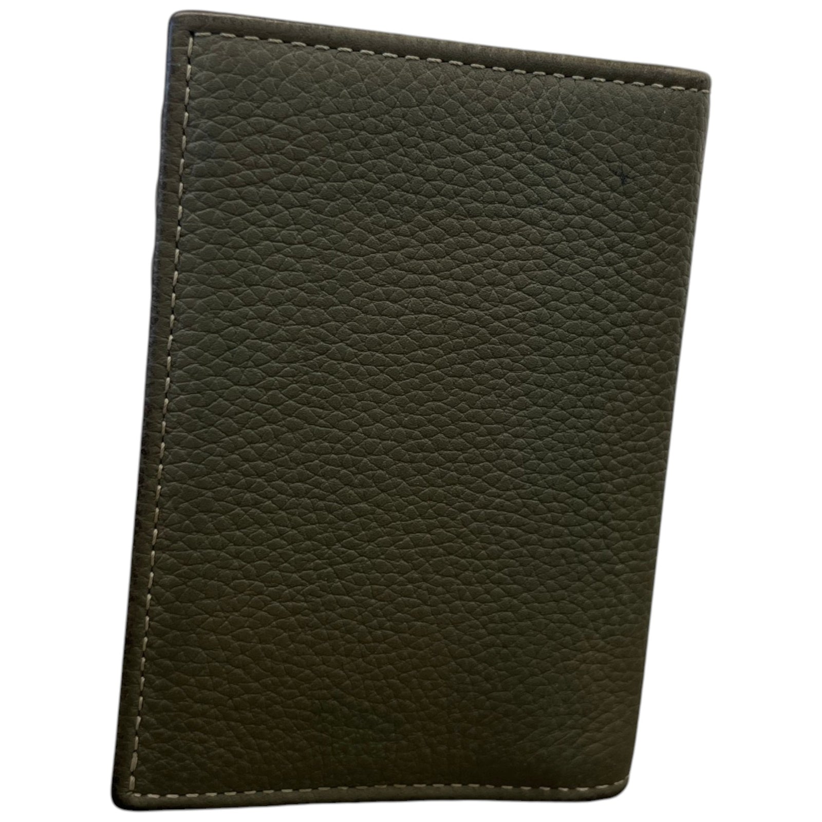 Men's Saddle Bifold Card Holder Green - Photo 2